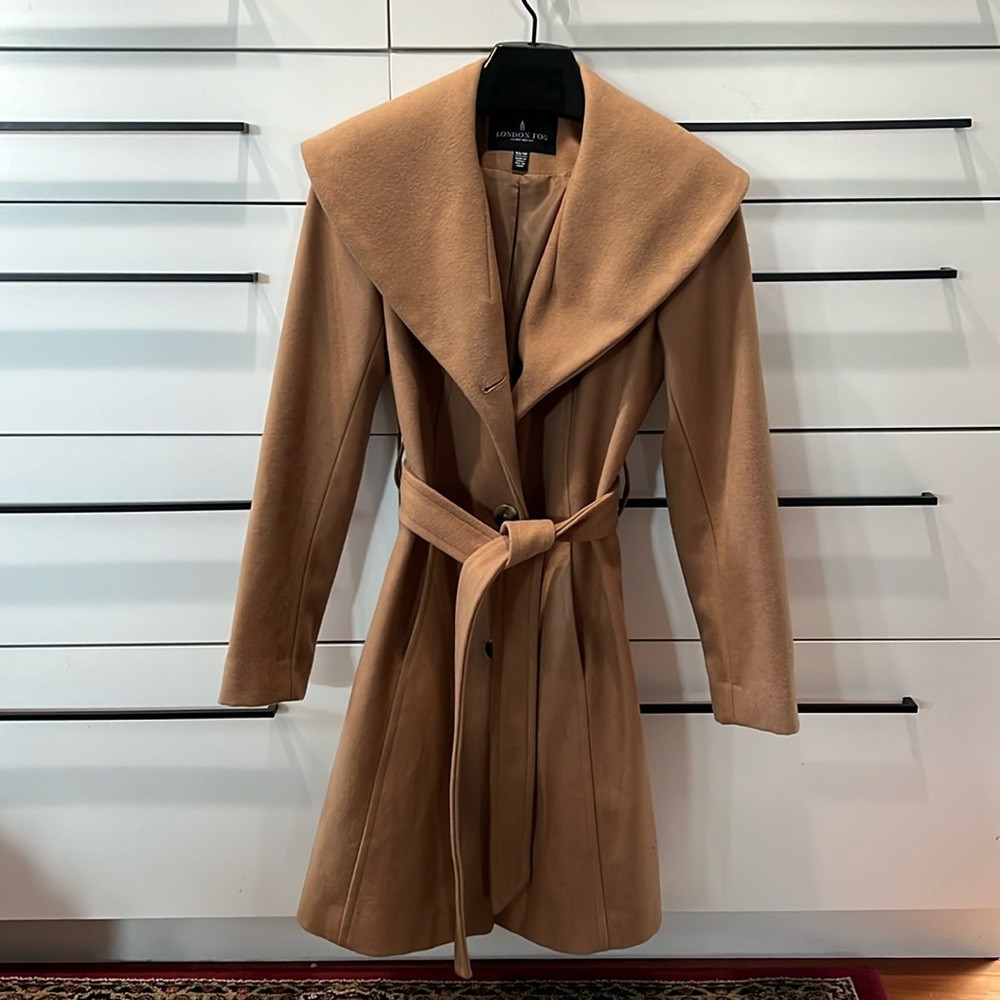 London Fog Wool Car Coat XS